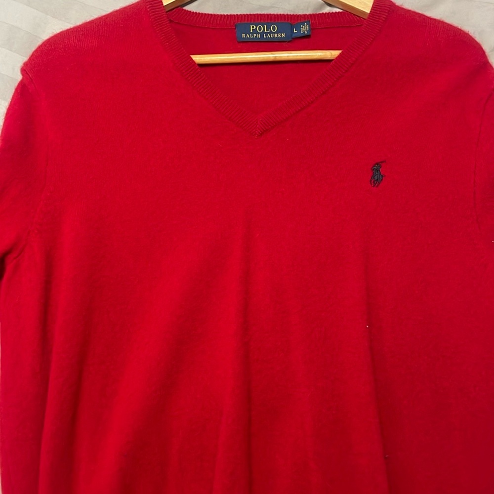 Polo Ralph Lauren large red sweater